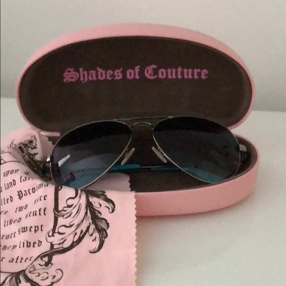 JUICY COUTURE AUTHENTIC SUNGLASSES AND CASE - Picture 3 of 8